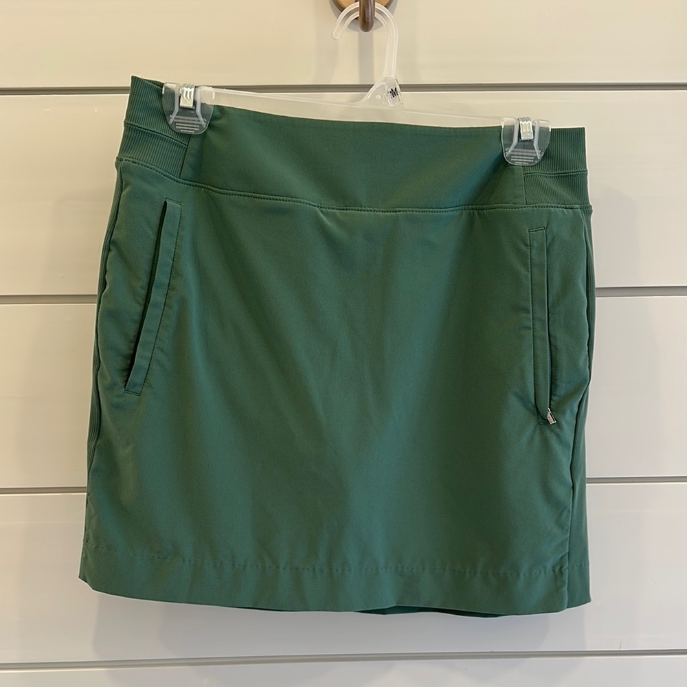 Green Skirt with Pockets